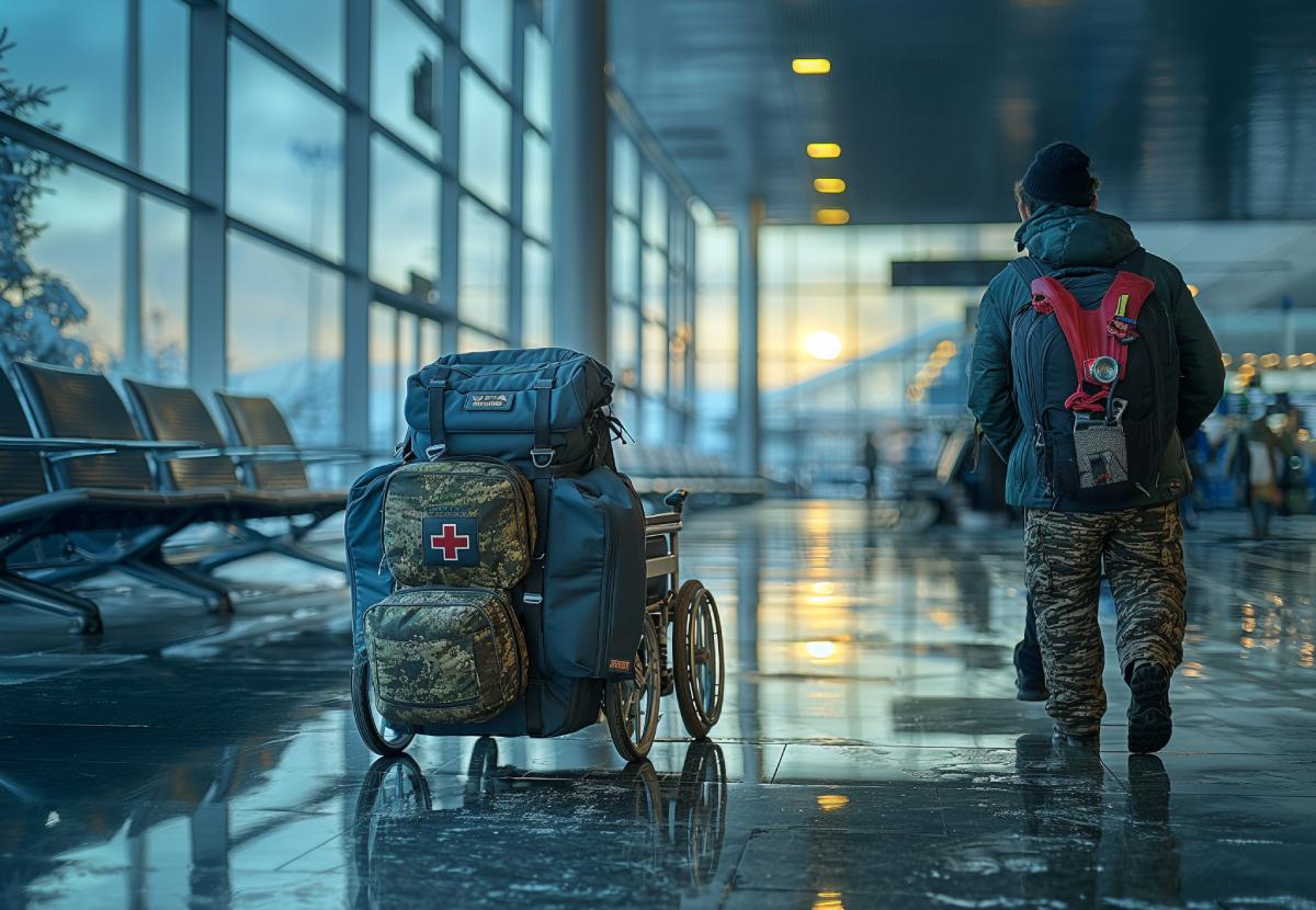 Viaggi aerei in caso di malattia e ausili medici per persone disabili